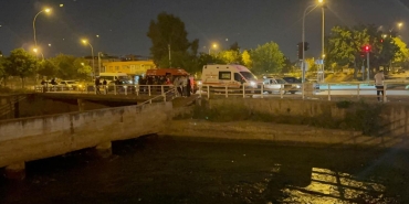 Adana'da sulama kanalına düşen genç kayboldu