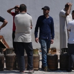 Bağdat'ta tüp gaz kuyruğu