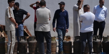 Bağdat'ta tüp gaz kuyruğu