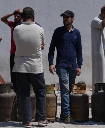 Bağdat'ta tüp gaz kuyruğu