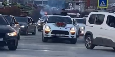 Bursa'da düğün konvoyuna 660 bin lira ceza