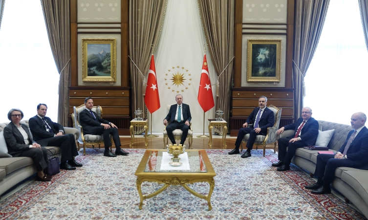 Cumhurbaşkanı Erdoğan NATO Genel Sekreteri Rutte'yi kabul etti