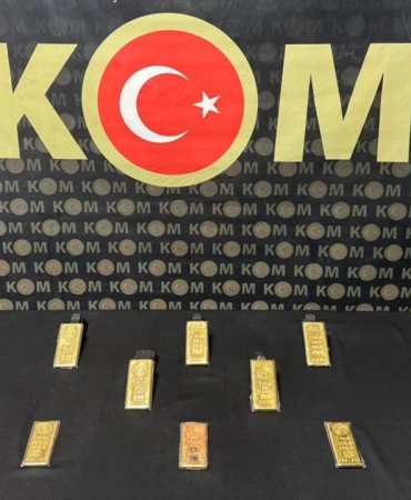 Hatay'da 8 kilogram gümrük kaçağı altın ele geçirildi