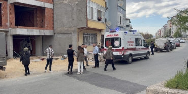 İnşaattan üzerine mutfak tüpü düşen işçi hayatını kaybetti
