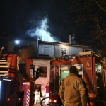 İstanbul'da apartmanda yangın