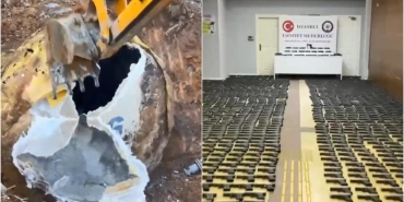 İstanbul'da yeraltı su deposunda binlerce silah parçası ele geçirildi