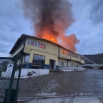 Kastamonu'da tekstil fabrikasında yangın