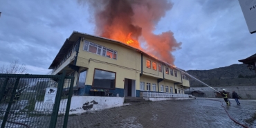 Kastamonu'da tekstil fabrikasında yangın