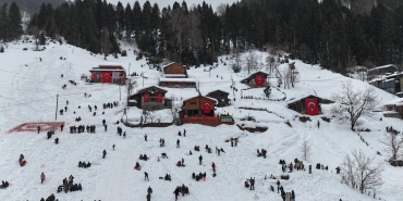 Rize'de 18. Kardan Adam Kış Festivali başladı