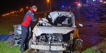 Şırnak'ta hafif ticari araç devrildi: 1 ölü