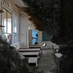 Soykırımcı İsrail, Batı Şeria'da okula giden Filistinli öğrencilere ses ve gaz bombası attı