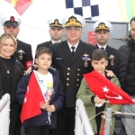 TCG Tayfun hücumbotu ile TCSG15 Sahil Güvenlik botu ziyarete açıldı