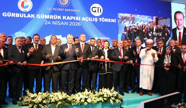 Ticaret Bakanı Bolat, modernize edilen Gürbulak Gümrük Kapısı'nın açılışını yaptı