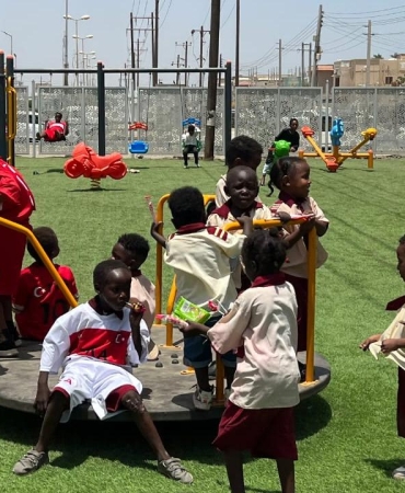 TİKA'nın Sudan'da kurduğu çocuk parkı açıldı