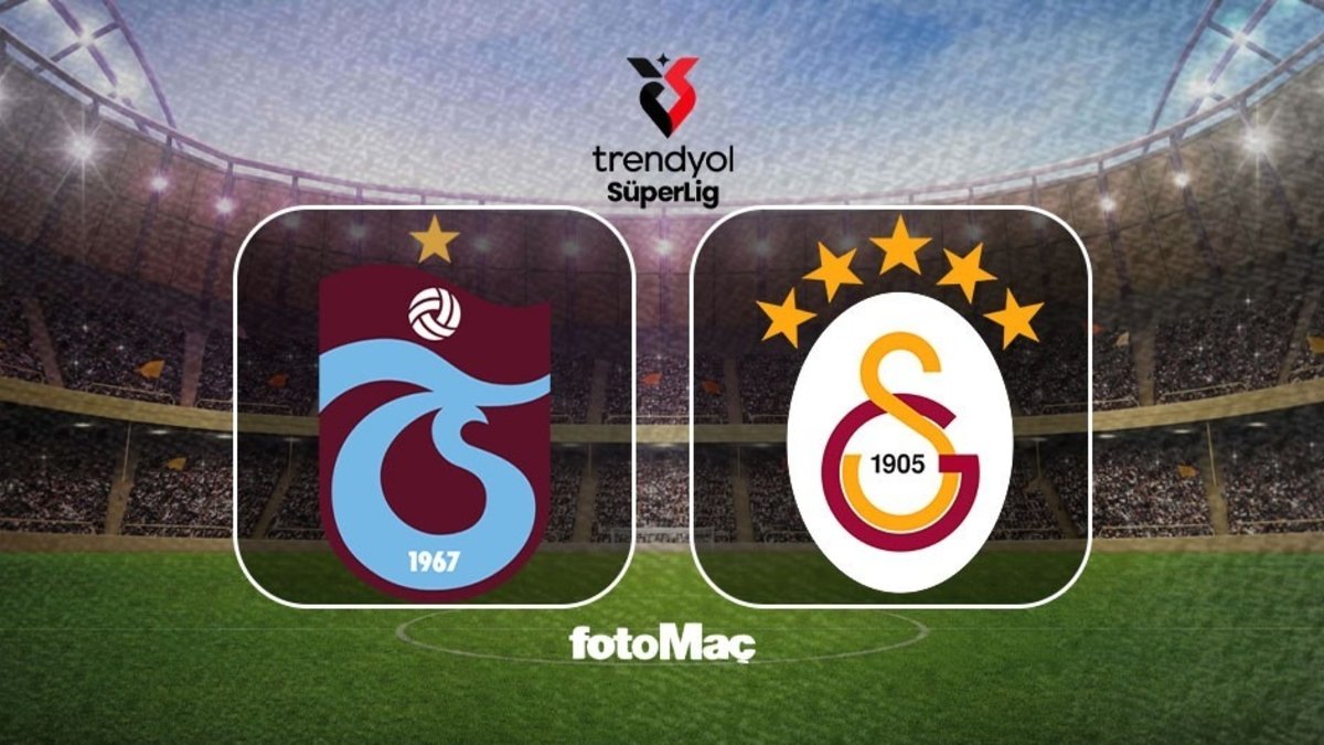 Trabzonspor-Galatasaray derbisi CANLI | Trendyol Süper Lig CANLI MAÇ