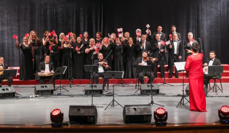 TRT korosu, KKTC Kurucu Cumhurbaşkanı Denktaş anısına sahne aldı