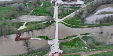 Tunca Nehri'nin debisi 3 günde 3,5 kat arttı