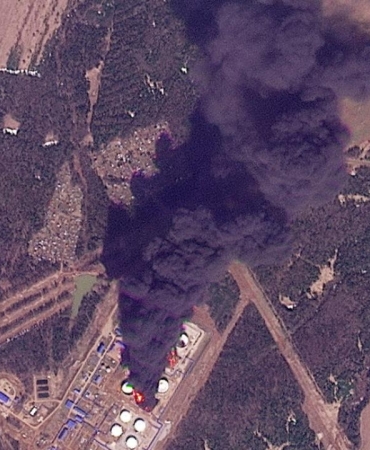 Ukrayna'dan 1500 kilometre mesafedeki Rus petrol tesisine dron saldırısı