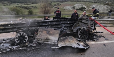 Afyonkarahisar'da feci kaza: 1 ölü, 1 yaralı