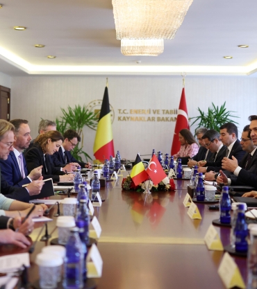 Bakan Bayraktar, Türkiye'nin enerji vizyonunu Belçikalı şirket temsilcileriyle paylaştı