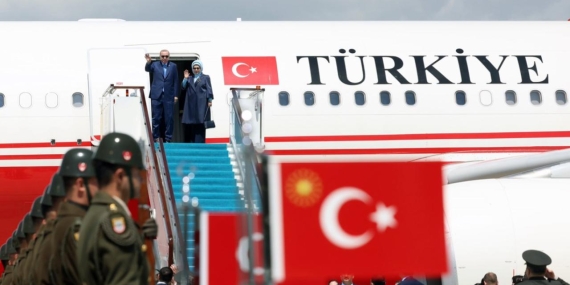 Cumhurbaşkanı Erdoğan Kazakistan'a gitti