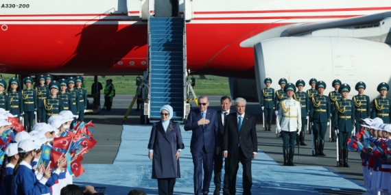 Cumhurbaşkanı Erdoğan Kazakistan’da