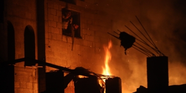 İşgalci İsrail ordusunun Gazze'ye düzenlediği saldırıda 9 Filistinli yaralandı