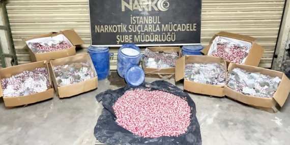 İstanbul’da uyuşturucu operasyonu: 595 bin sentetik hap ele geçirildi