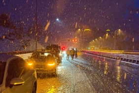 Kahramanmaraş'ta kar yağdı