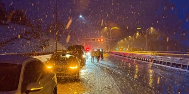 Kahramanmaraş'ta kar yağdı