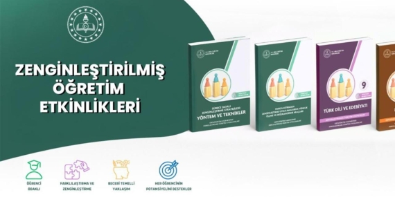 MEB'in Zenginleştirilmiş Öğretim Etkinlikleri Kitapları yayımlandı