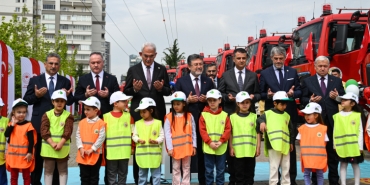 Orman yangınlarıyla mücadelede yeni araçlar görev yerlerine uğurlandı