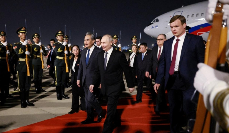 Rusya Devlet Başkanı Putin Çin'de