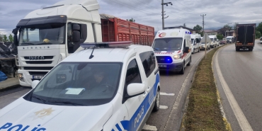 Tokat'ta iki minibüs çarpıştı: 11 yaralı