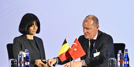 Türk ve Belçikalı firmalar arasında resmi imza töreni yapıldı